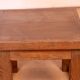 Old small Burmese teak workshop bedside table