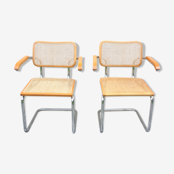 Fauteuils Cesca B 64 de Marcel Breuer