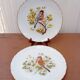Two Limoges porcelain plates signed M. Hague.