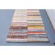 Vintage Turkish hand-knotted wool cotton beige kilim runner rug 85x260