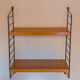 Teak Modular Wall Shelf by Nils Strinning for String, 1960s