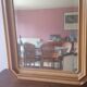 Wall mirror wooden frame 76 cm/56.5 cm