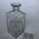 Chiseled crystal carafe