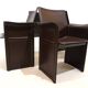 Set of 4 Matteo Grassi Korium dining/conference chairs by Tito Agnoli