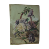 Huile sur carton ancienne
