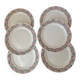 6 flat plates Adèle from Digoin Sarreguemines