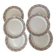 6 flat plates Adèle from Digoin Sarreguemines
