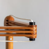 Lampe articulée en pin massif années 70/80