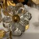 Murano glass flower flush mount, 1960s