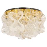 Ceiling light Catena with Murano glass by Kalmar, Austria, 1960.