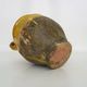 Magnificent glazed yellow confit pot, south-west of France. 19th century.