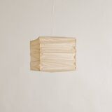 Vintage Mid Century "35X" Paper Ceiling Pendant Lamp by Isamu Noguchi 1970s