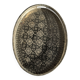 Oval Moroccan plateau engraved on a base 50x35.