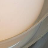 Large vintage white glass lamp model LT300 by Carlo Nason for Mazzega.