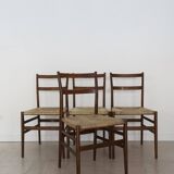 Leggera Model Chairs Designed by Gio Ponti for Cassina, Italy, 1950s, Set of 4