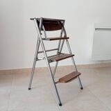 Stepladder vintage formica chair 70s/80s