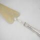 Christofle Rubans model, very beautiful cake server, engraved.