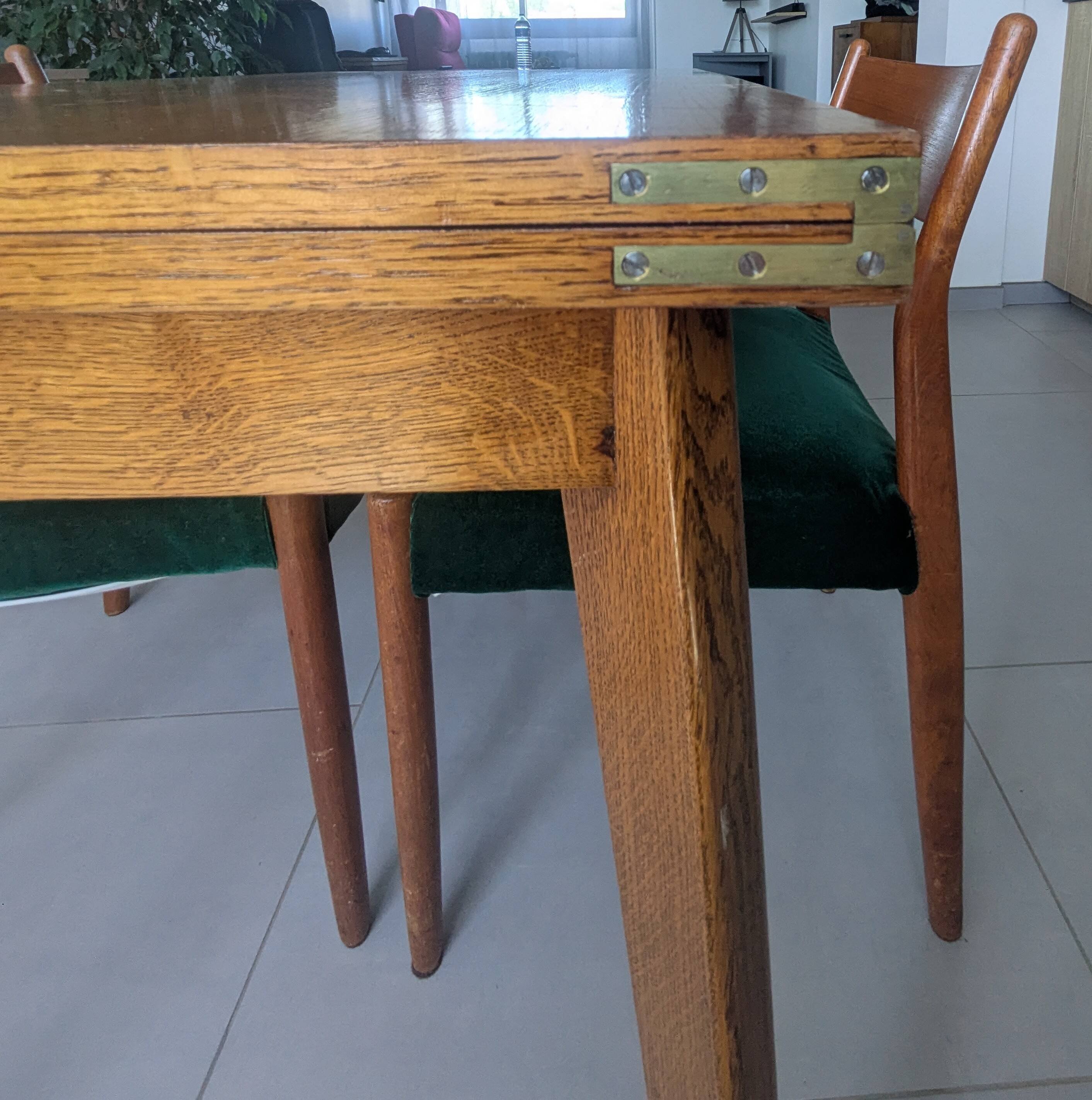Scandinavian compass leg coffee table