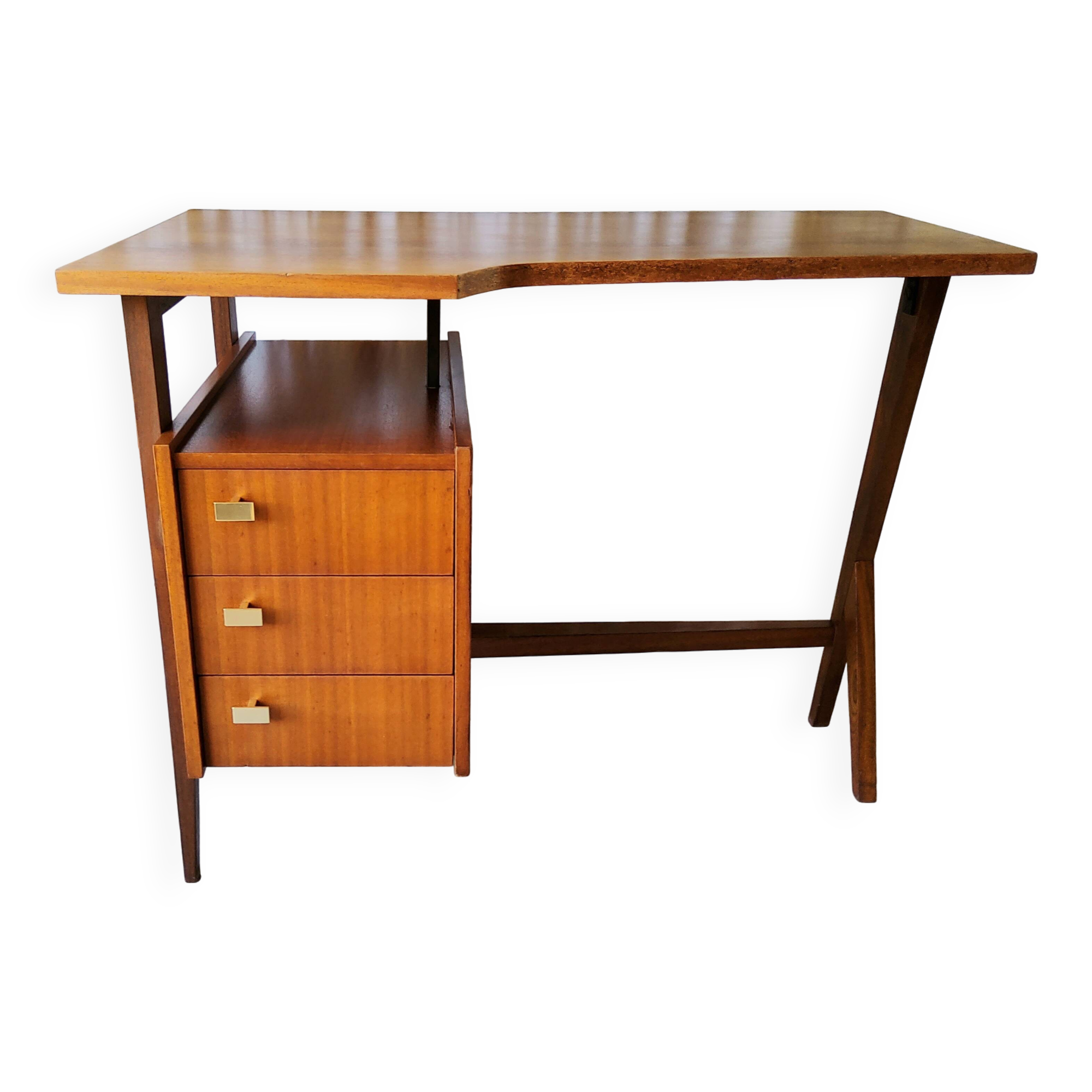 Asymmetrical desk from the 50s/60s