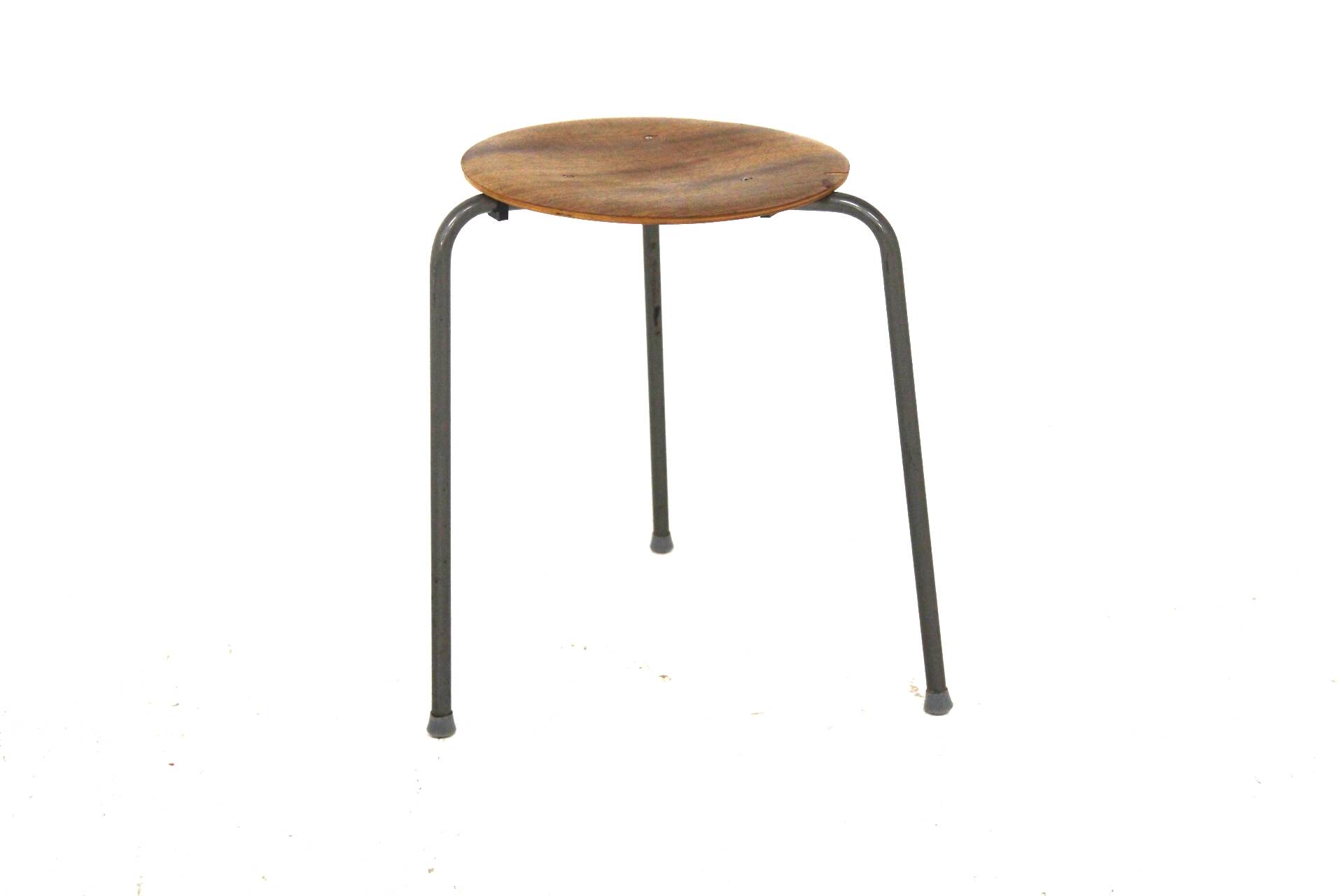 Scandinavian teak stool, Sweden, 1960