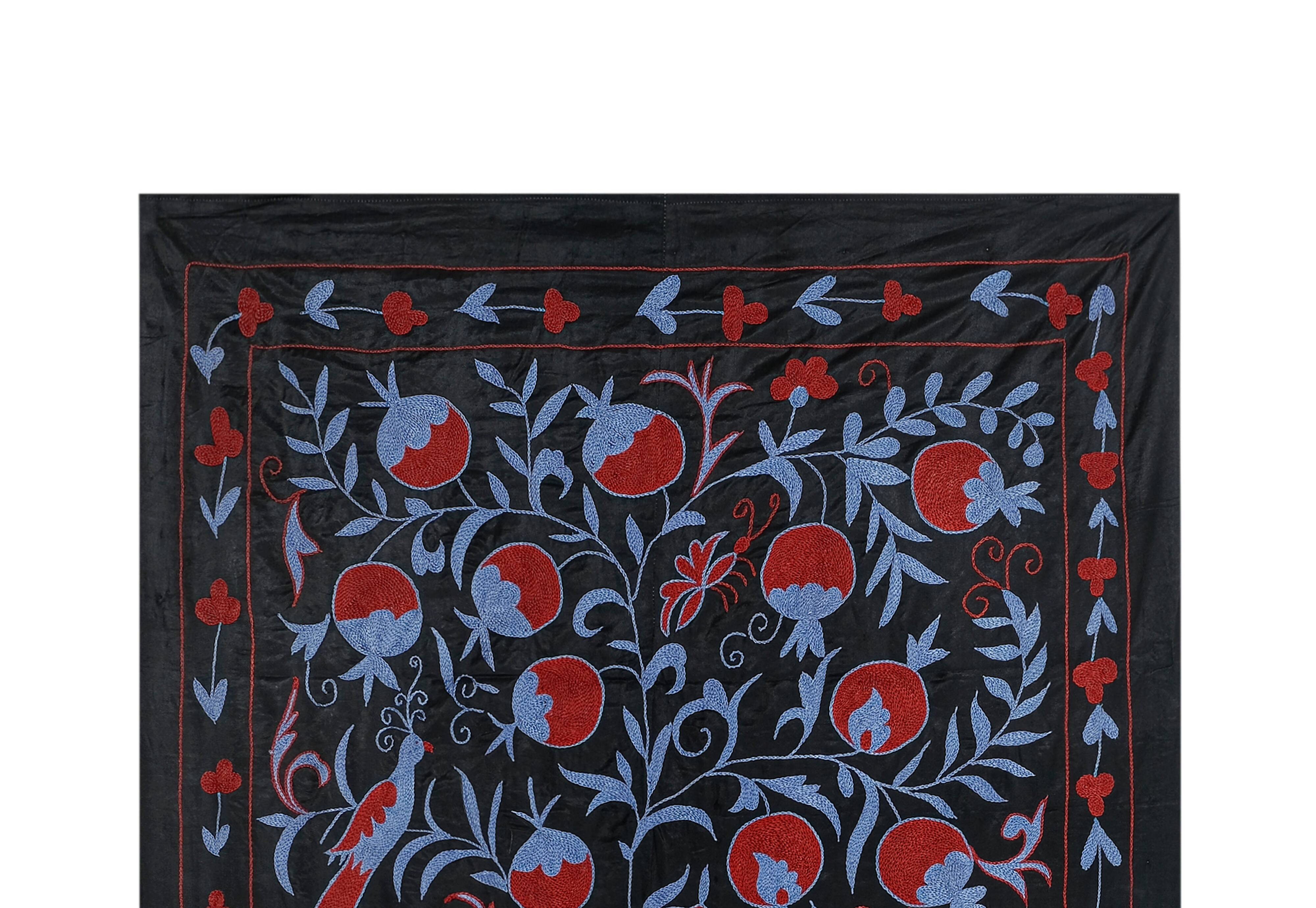 Hand knotted rug, vintage Turkish rug 103x187 cm