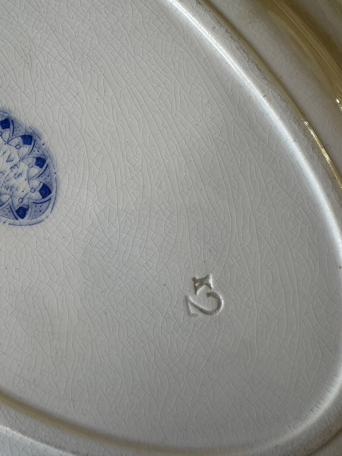 Sarreguemines Ogives model dish