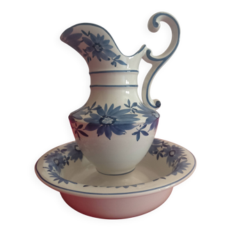 Vintage pitcher and basin set