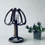 Vintage rattan lamp