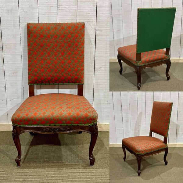 Chaise de nourrice en noyer - début XXème