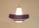 Suspension en métal et en verre Danemark 1960s