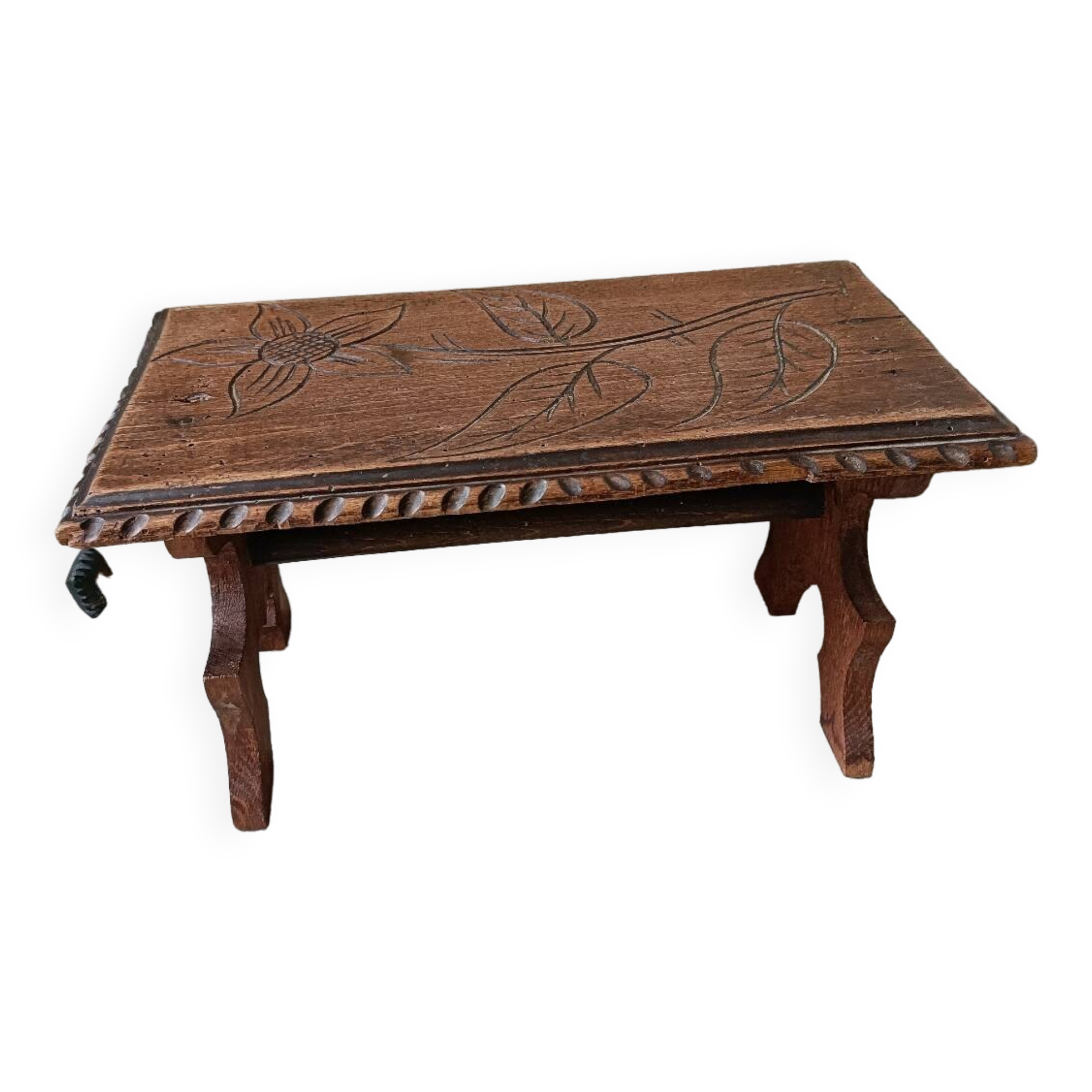 Antique footrest