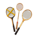 Lot de 3 raquettes de tennis vintage