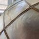 Lustre suspension nacre et laiton