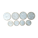 Under glasses in mother-of-pearl