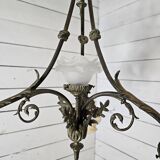 Ancien lustre en bronze 4 lumières