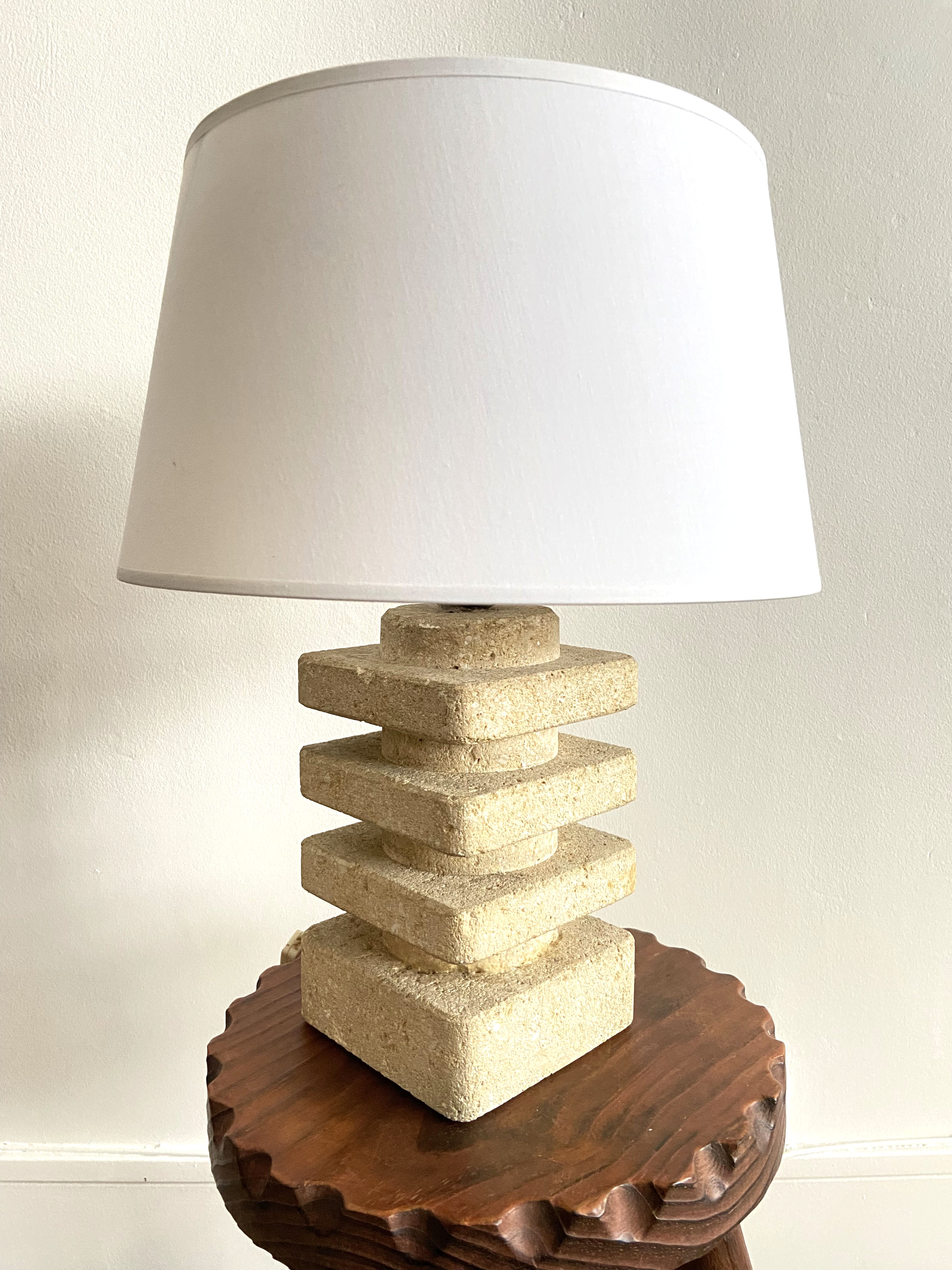 Stone lamp Albert Tormos 1970
