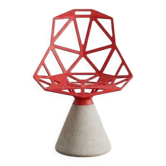 Chair One béton MAGIS rouge