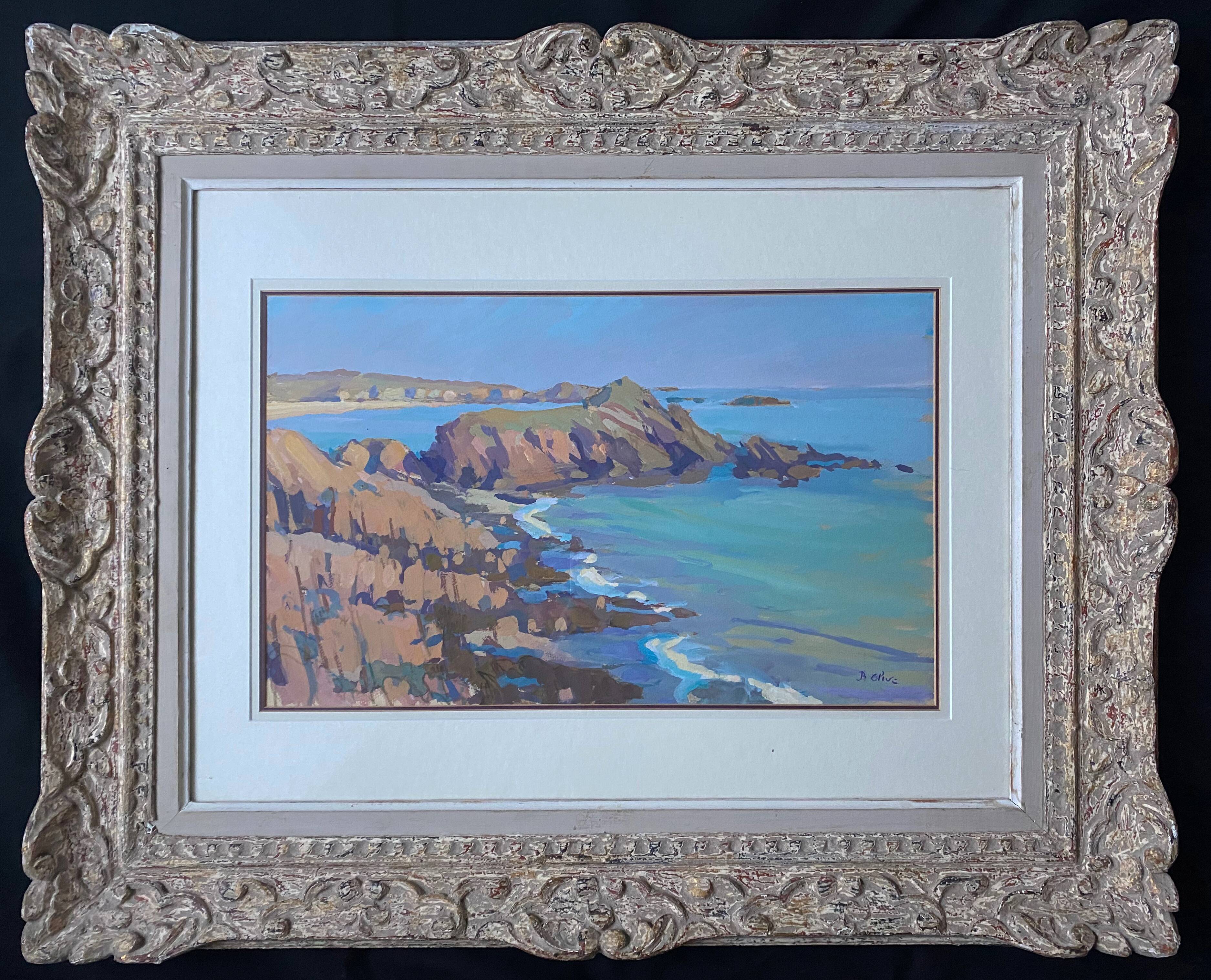 Painting Brittany Seaside + Montparnasse setting