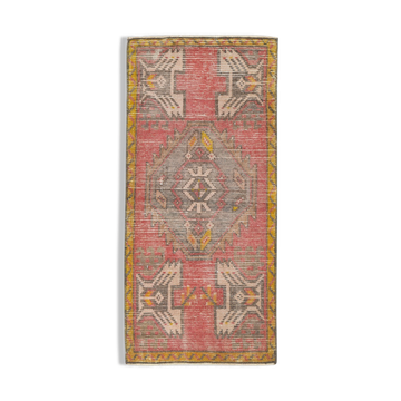Tapis turc fait à la main 89x42cm