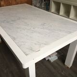 White marble dining table india mahdavi