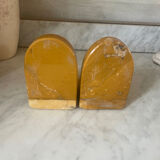 Pair of Art Deco marble bookends