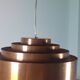Vintage mid-century suspension light Jo Hammerborg Ultra Copper Fog Morup