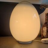 Vintage glass egg lamp