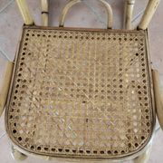Child's rocking chair in bamboo and cane