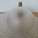 Opaline bubble glass wall lamp