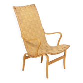 Fauteuil lounge High Eva de Bruno Mathsson pour la Firma Karl Mathsson, Suède.