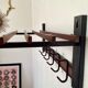 Wall-mounted coat rack