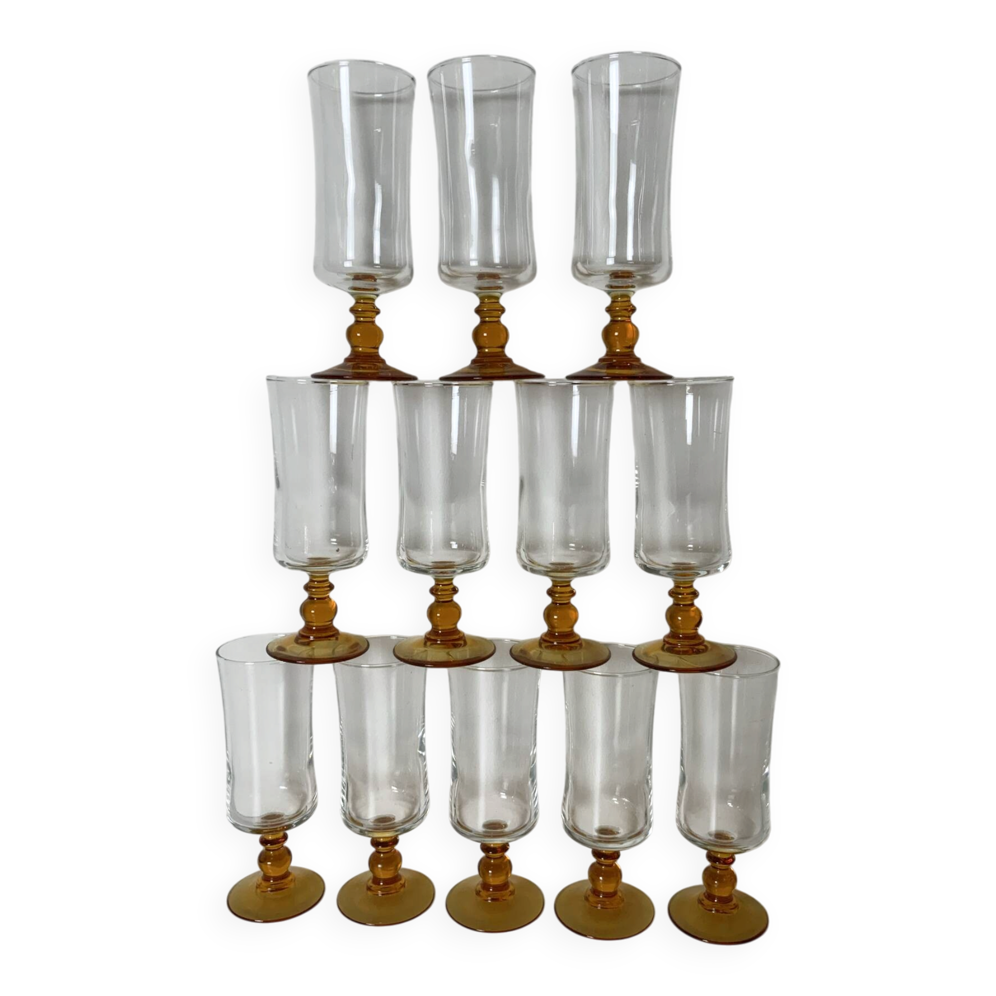 Vintage Luminarc flutes