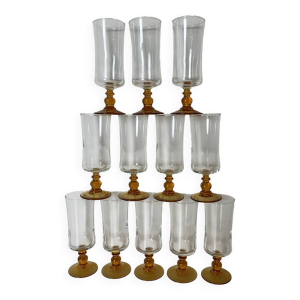 Flûtes vintage Luminarc