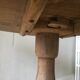 Antique wooden pedestal table